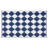 Outdoor Rug Plastic Reversible Rug Waterproof Patio Rug for Outdoor Camping Deck Beach RV Porch Patio and Backyard Dark Blue/White 9*12-138044923-138044927