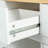 Kitchen Cart With Rubber Wood Drop-Leaf Countertop ,Cabinet Door Internal Storage Racks,Kitchen Island On 5 Wheels With Storage Cabinet And 3 Drawers For Dinning Room,White-1125228861