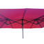 Parasol de jardin à double face 15 x 9 pi avec parasol imperméable à double face avec manivelle et évents pour terrasse de jardin