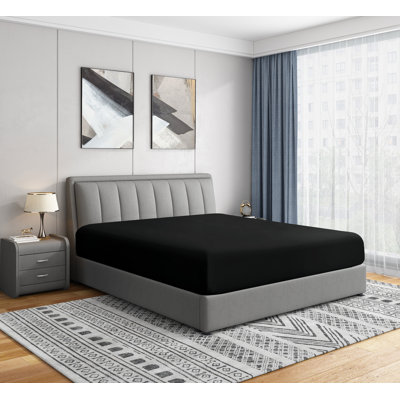 Swift Home Ultra-Soft 16" Deep Fitted Sheet - Essential 1800 Series Microfiber - Fits Mattress up to 16" Thick - Peach Fuzz, Durable, Easy Care