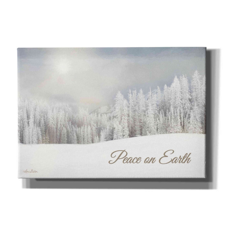 «Lava Mountain Snow Storm» par Lori Deiter, art mural sur toile, H 18 po x l 26 po x P 0,75 po