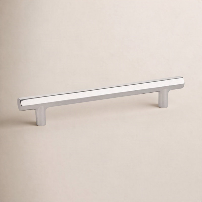 Emtek Mod Hex Cabinet Pull, Polished Nickel Lifetime, 6"