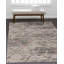 Tapis gris et beige à poils courts à motif géométrique Felicia-22213262