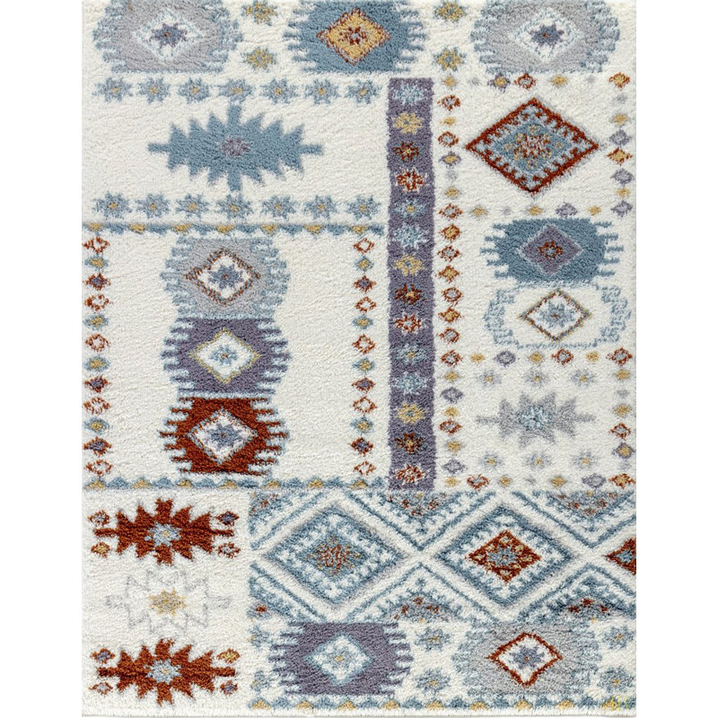 Loft Shag GC_CZY1007 5 Ft. 3 In. X 7 Ft. Shaggy Area Rug, Rectangle 5'3" x 7'