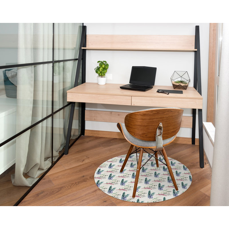 Leffel Hard Floor Straight Round Chair Mat
