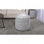 Pouf cylindrique fabriqué à la main résistant à l'eau de rivière (SEULEMENT OTTOMAN)