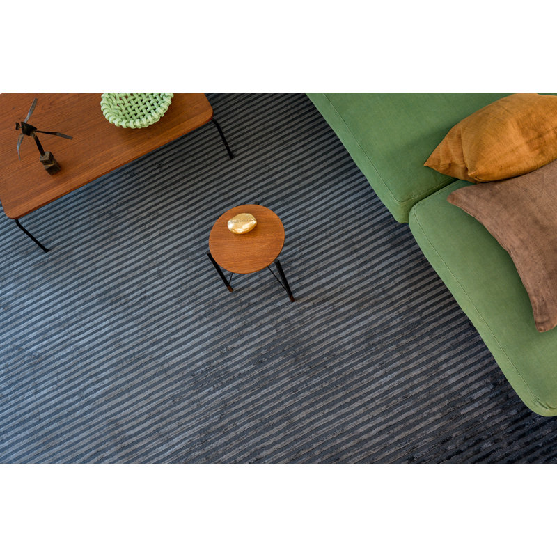 Lineage Navy Area Rug, Rectangle 4' x 6'