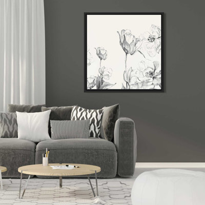 " Amaryllis Field Square II " by Lanie Loreth Painting Print