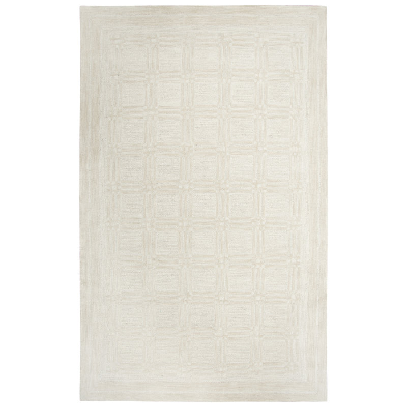 Tapis beige en laine touffeté à la main Phan, Rectangle 10 pi x 13 pi