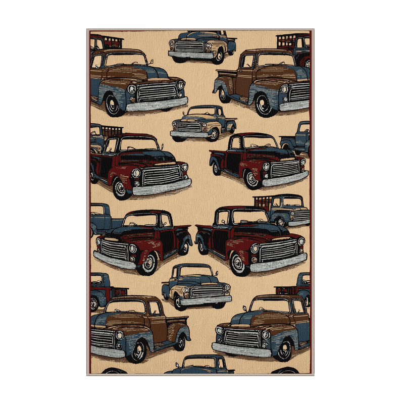  Tapis lavable pour camionnettes, Rectangulaire 2 pi x 3 pi