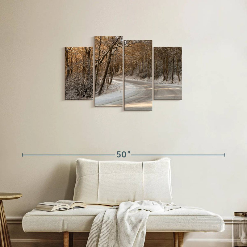 Alvord Smoky Mountains Winter, H 22 po x l 36 po