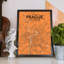 Prague City Map - No Frame Print-926568471