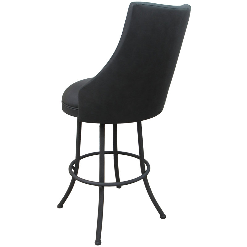 Comptoir pivotant, tabouret de bar et très grand Paulsboro, gris, gris, Tabouret de bar (siège d'une hauteur de 30 po)