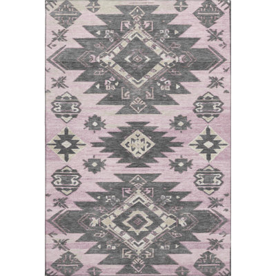 Premium Machine Washable Mayfield AMF1945 Tribal Rug