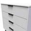 Turah 4 Drawer Chest (Ready Assembled)-412658748