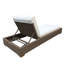 Chaise longue inclinable avec coussin Hobson