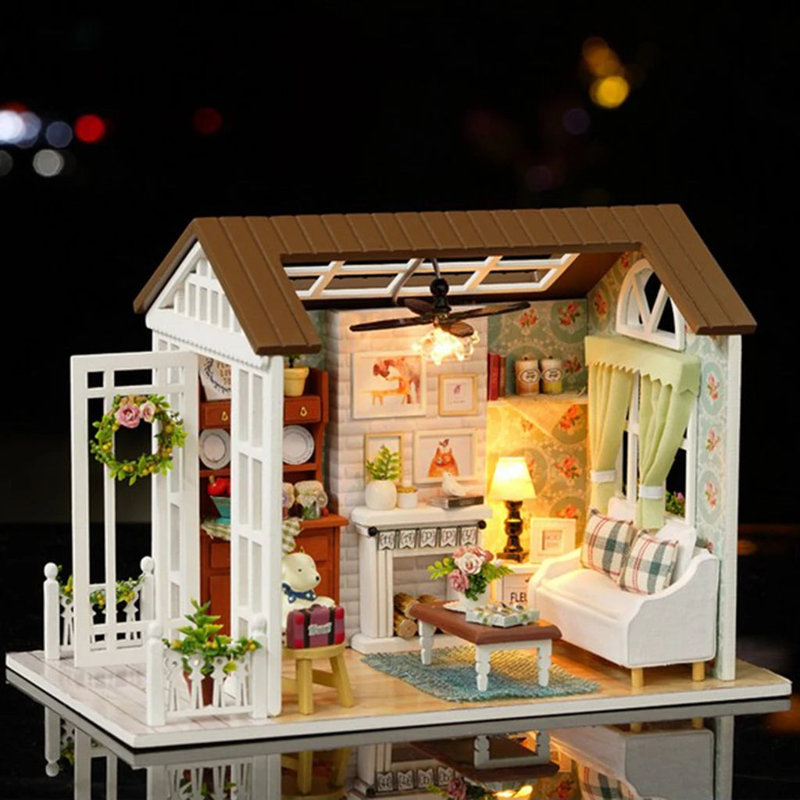 Ensemble de boîte de chambre miniature Wizardi
