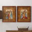 Rythme - ensemble de 2 reproductions d'art sur toile encadrées-175661665-175661692