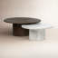 Stuart Marble Coffee Tables-White Calacatta Marble-1339497065