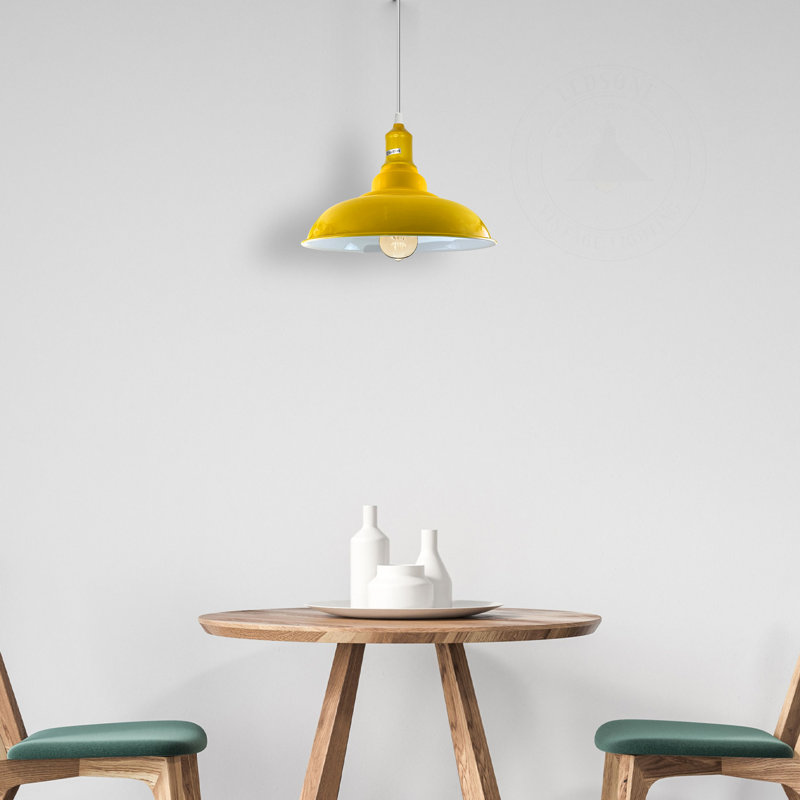 Emraan 1 - Light White Single Pendant, Yellow, No