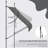 8' X 4' Manual Retractable Awning, Non-Screw Patio Awning, UV Resistant For Window Or Door, Dark Gray-125181391-125181395