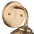 Lesniak 1-Light Wall Sconce in Modern Brass-982379523