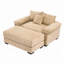 Fauteuil club avec repose-pieds 54,3 po-1343959819
