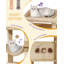 Cat Tree for Indoor Cats, Large Tall Cat Tower, Multi-Level Cats House with Condo, 8 Scratching Posts, Hammock, 4 Pom Poms-1526342311-1526342313