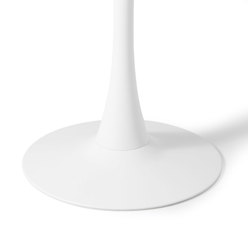 Outdoor Round Dining Set, White