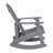 Baltazar Polyresin Wood Indoor/Outdoor Adirondack Rocking Chair-69451621