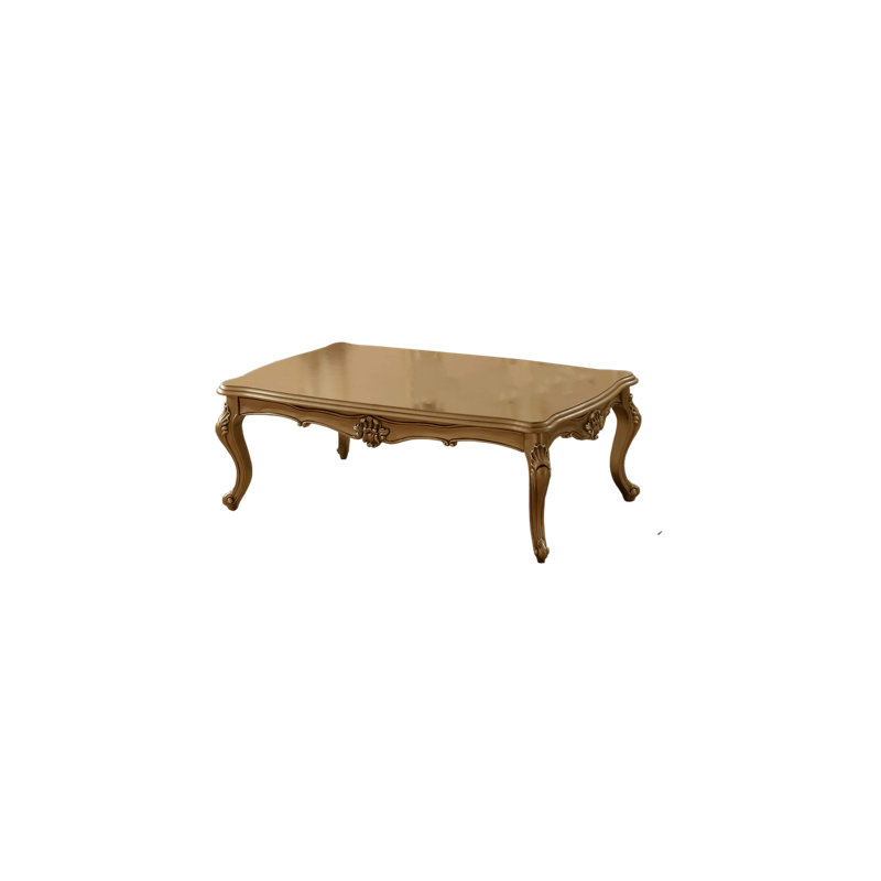 Solid Wood Top Coffee Table