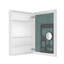 Armoire à pharmacie avec miroir à bords biseautés, porte à ouverture à droite l 24 po x H 36 po