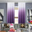 Ombre Room Darkening Curtains for Living Room 40"W x 84"L Machine Washable Panel Pair-168375483-220899459