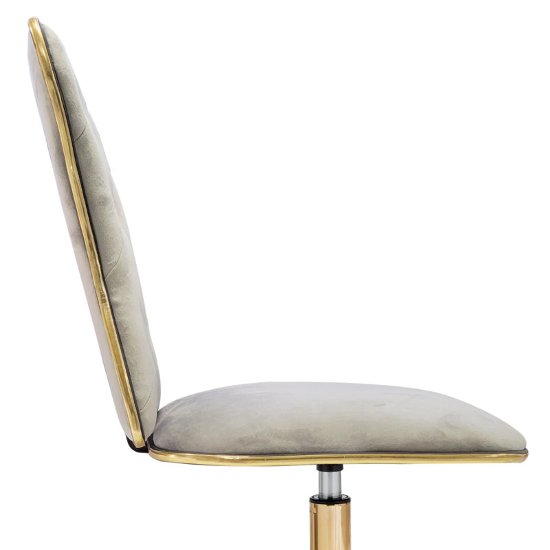 Elise makeup desk dressing chair, Gris