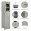 16.5'' Wide 2 - Shelf Storage Cabinet-2146047785