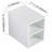 12 Inch Small Wall Mounted Storage Shelves, Suitable For Small Bathroom, Glossy White