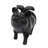 Flying Pig Sculptural Accent Set of 2 7" x 3" x 5.5" Black