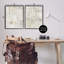 Ensemble de 2 giclées encadrées Contemporary Mute Abstracts, design par Victoria Barnes-504607082-504607083