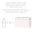 3 choux - Coffre de rangement en tissu recyclé avec couvercle - Terrazzo-85353194