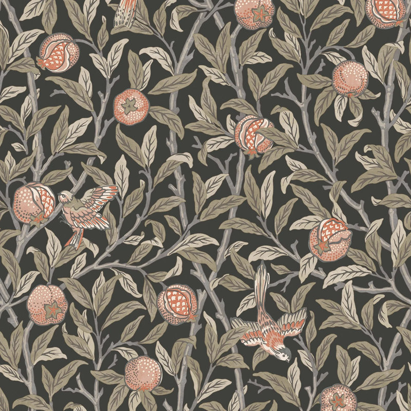 10m x 52cm Textured Matt Wallpaper Roll, Black