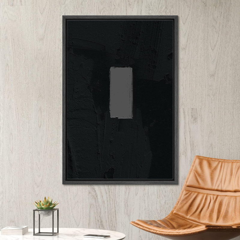 Décoration murale nordique contemporaine minimaliste minimaliste géométrique noire, H 24 po x l 16 po x P 1,5 po
