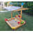 Exaco x Solid Wood Sandbox with Cover
