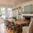Mantasha 4-Light Black & Gold Dimmable Linear LED Pendant for Kitchen Island