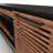 Liddel 86” Two-Tone Wood Fireplace TV Stand, Handcrafted in Arizona