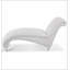 Chaise longue sans accoudoirs touffetée