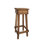 Tabouret décoratif en bois brun