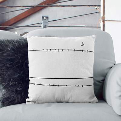 Geometric Square Cushion