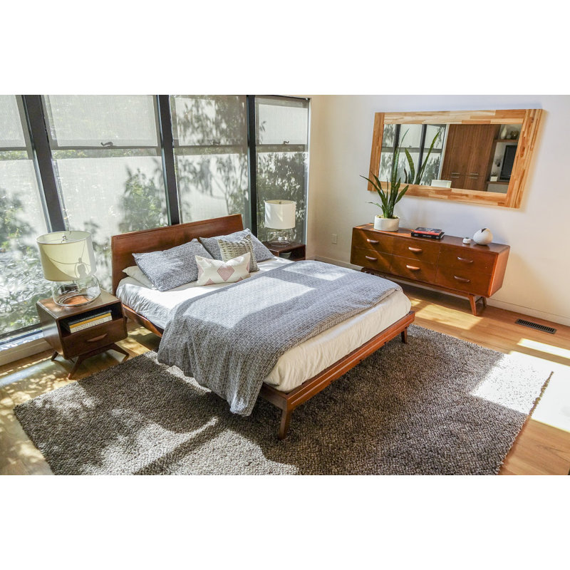 Tango Solid Wood Bed, California King