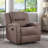 Modern Soft And Faux Leather Manual Recliner Chair