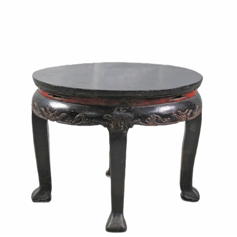 Asian Classic Solid Wood End Table